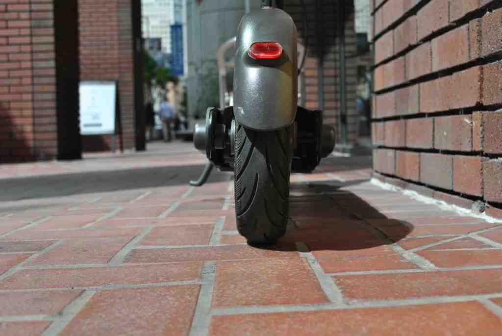 Ninebot Max rear wheel, fender, and tail light