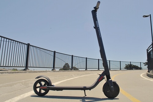 Segway Ninebot ES2 electric scooter unfolded
