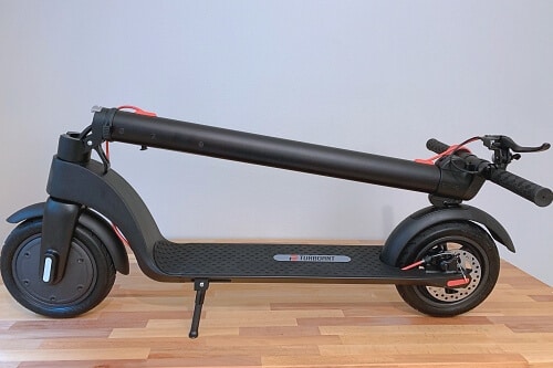 Turboant X7 electric scooter in folded configuration