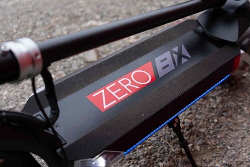 8X electric scooter deck with Zero logo
