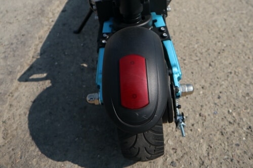 Splach electric scooter rear fender and taillight