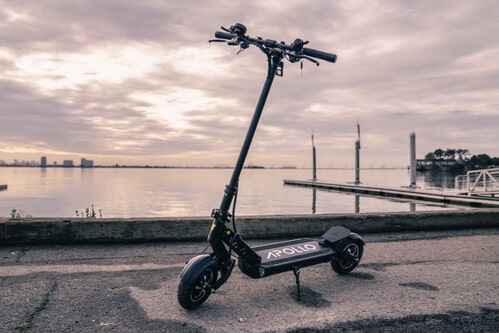 Apollo Ghost Electric Scooter - Full Scooter, Stem Upright