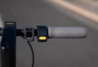 Segway Ninebot Max G30LP Electric Scooter - LED display, folding hook, thumb throttle, handlebar, close-up