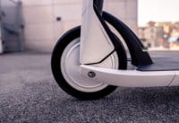 Segway Ninebot Air T15 electric scooter - front wheel, front tire, close-up