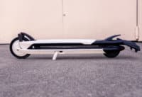 Segway Ninebot Air T15 electric scooter - full scooter, folded down, side view