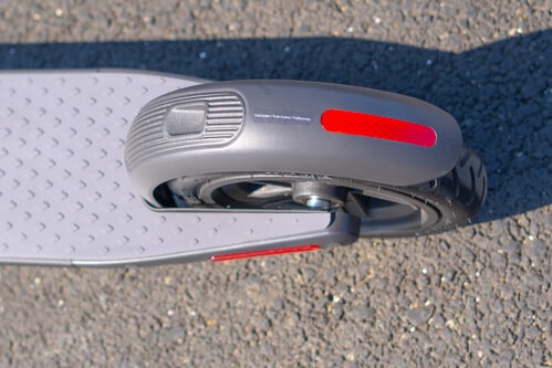 Segway Ninebot E22 electric scooter - foot brake, top view