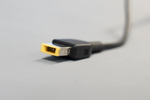 Yellow-tipped USB power connector