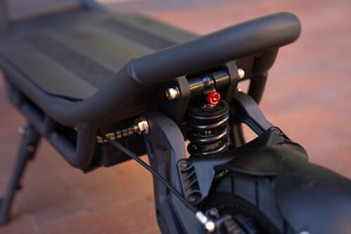 NAMI Burn-E Viper scooter, rear suspension
