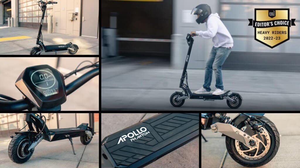 Apollo Phantom (52V) (Best Electric Scooters for Heavy Riders List)